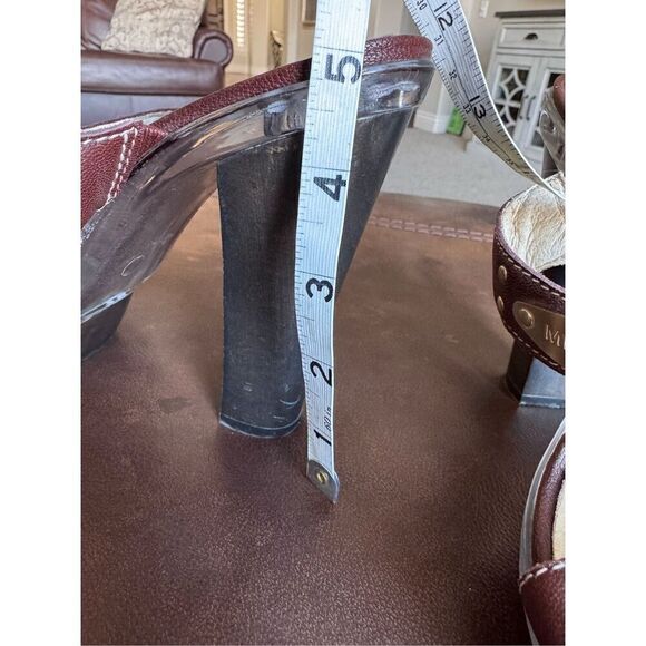 Michael Kors leather brown strap sandal 9.5 - Picture 13 of 14